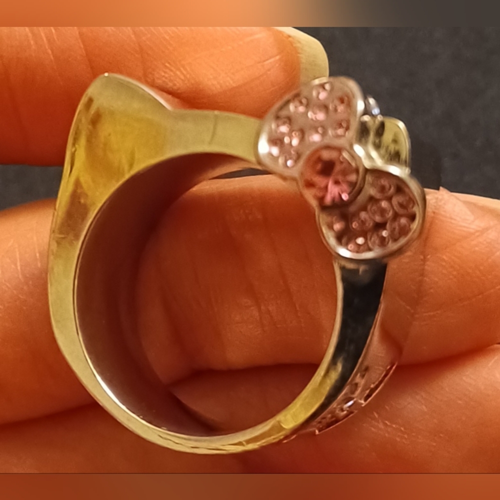 Hello Kitty Rhinestone Ring